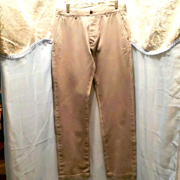 MEN'S CLUB MONACO OLIVE KENNEDY PANTS SZ 32/34